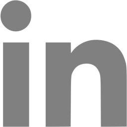 LinkedIn icon consisting of white letters 'in' inside a blue rounded square.
